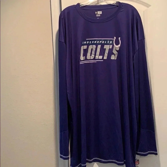 NFL Other - Indianapolis Colts T Shirt NFL Long Sleeve Blue Men’s Sz 3XL NWT